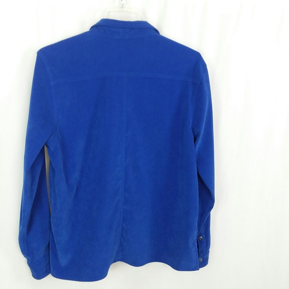 5 For $20.00 Sag Harbor Button Down Blouse, Blue, Size 14 - Picture 10 of 11